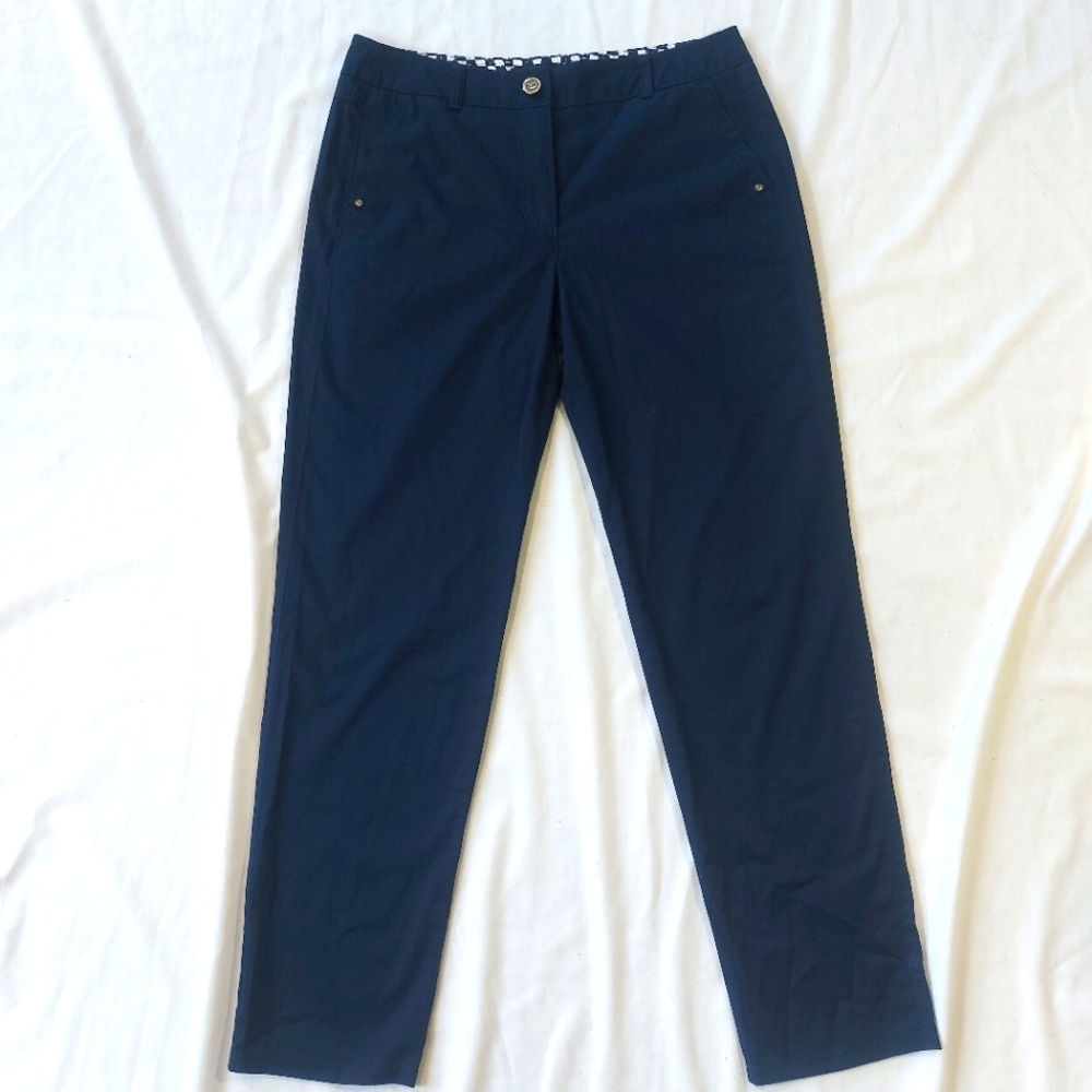 Gerry Weber Straight Leg 4 Pocket Pants Midrise Navy, 34